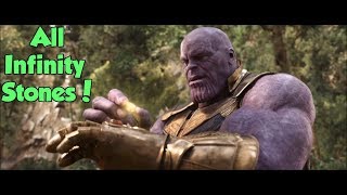 Thanos Collecting The 6 Infinity Stones Avengers Infinity War [upl. by Ylus]