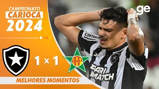 BOTAFOGO 1 X 1 PORTUGUESARJ  MELHORES MOMENTOS  CAMPEONATO CARIOCA 2024  geglobo [upl. by Relyhs]