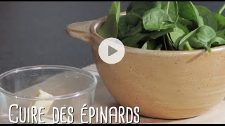 Comment cuire des épinards [upl. by Haldis]