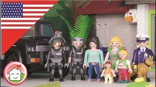 Playmobil Police english The Alarm Goes Off  The Hauser Family  Cief Overbeck [upl. by Dorsy]