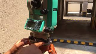 Video 117 Nikon total station NPL3225quot [upl. by Lyndes948]