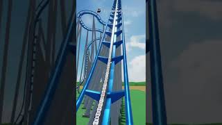 Theme park tycoon 2 custom rollercoaster roblox clip [upl. by Anelis]