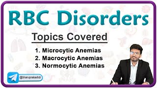 Disorders of RBCs  Robbins Pathology  Macrocytic anemias Microcytic anemias amp Normocytic anemias [upl. by Sibelle]