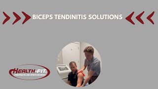 Biceps Tendinitis Solutions  Boca Raton Sports Chiropractor [upl. by Eaver550]