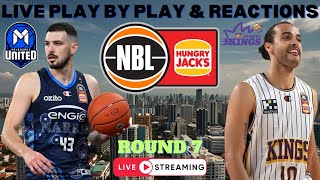 Melbourne United vs Sydney Kings I NBL Live I Play By Play amp Fan Reactions [upl. by Norty202]