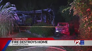 Charlestown home destroyed by fire [upl. by Aivilys204]