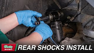 How To Replace Rear Shock Absorbers [upl. by Araek748]