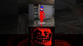 Ladybug Granny Trollface Edit 😈 granny gaming trending trollface edit shorts [upl. by Ylrebmit]