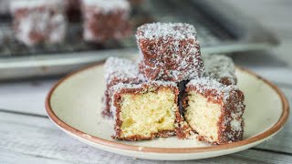 Lamington Cake Recipe  How To Make Lamingtons  Lamingtons Recipe [upl. by Nastassia360]