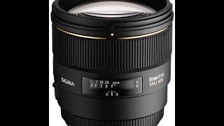 Sigma 85mm f14 EX DG HSM Lens Review [upl. by Lepine204]