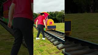 Special effects Animated train that stops when you wave 2 [upl. by Arriet]