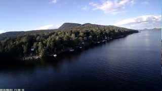 Point Comfort and sandbar Piseco Lake [upl. by Anolahs]