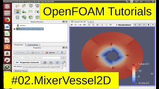 OpenFOAM Tutorials mixerVessel2D 02 [upl. by Frederigo]