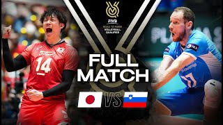 🇯🇵 JPN vs 🇸🇮 SLO  Paris 2024 Olympic Qualification Tournament  Full Match  Volleyball [upl. by Ynoble]