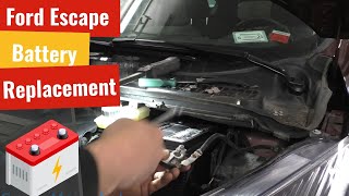 Ford Escape Battery Replacement [upl. by Valina]