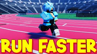 HOW TO RUN FASTER in TRACK AND FIELD INFINITE ROBLOX GUIDE [upl. by Rena281]