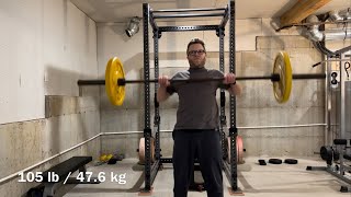 49 years old and Ageing Strengthfully Day 551 cleanandpress [upl. by Ollie]