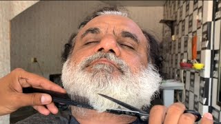 Rough White Beard TRIM  of Better Look  ASMR [upl. by Ahsiemac532]