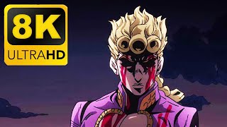 7 Page Muda in 8K UHD JoJos Bizarre Adventure Japanese [upl. by Ykceb495]