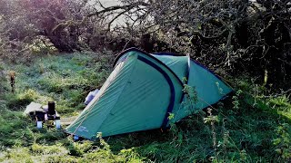 VANGO HELVELLYN 200 TENT AND ITS FIRST WILD CAMP ON THE HIGHEST POINT IN EAST SUSSEX [upl. by Henryson48]