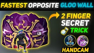 opposite gloo wall trick  free fire inverted gloo wall trick with handcam  MR ATUL YT [upl. by Kuebbing]