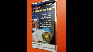 OUCH A midnight stinker Original 2000 pack of 2001 Fleer AUTHORITY football cards [upl. by Krisha]