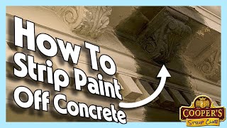 How to strip and remove paint off concrete [upl. by Elyn140]