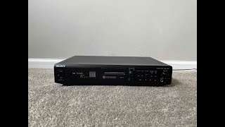 Sony MDSJE500 Minidisc Deck Player Recorder [upl. by Avi]