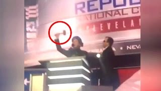 Stephen Colbert takes over the RNC stage Hunger Games Prank Sound Clear [upl. by Rodenhouse]