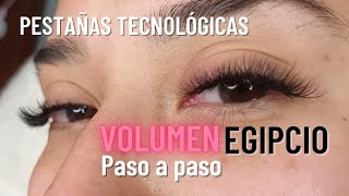 FIBRAS TECNOLOGICAS  VOLUMEN EGIPCIO  EXTENSIONES DE PESTAÑAS [upl. by Hurwitz]