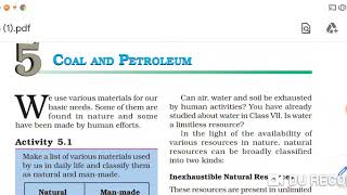 Coal and Petroleum Part 1 Class 8 Science [upl. by Thomajan]