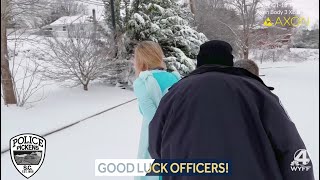 Upstate officers arrest Elsa search for snowman after they unleashed snow and ice [upl. by Mcintosh]