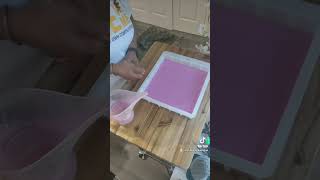 Sugared Blackberry Soap soapmaking relaxing [upl. by Atsugua]