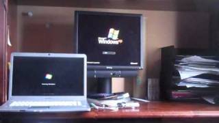 windows 7 vs windows xp boot up test [upl. by Etsirhc]