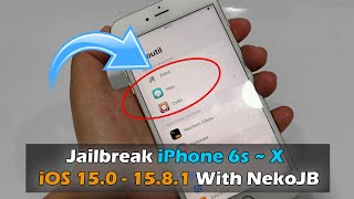 How To Jailbreak iPhone 6s  X  iOS 150  1581 With NekoJB [upl. by Levesque]