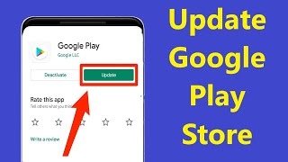 How to Update Play Store On Android  Update Your Mobile Play Store Now  Upgrade Latest Version [upl. by Tresa]