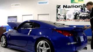 350Z Upgraded Hatch Struts HP [upl. by Eitnom478]