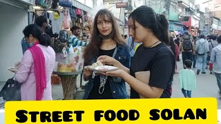 Street food solan  Himachal Pradesh  yummy 😀 [upl. by Yelbmik]