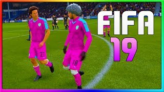 HE JUMPED A HOMELESS  FIFA 19 Pro Clubs Gameplay [upl. by Halland]