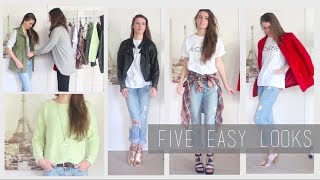 How to Wear Boyfriend Jeans Style Lookbook [upl. by Ylrebmit]