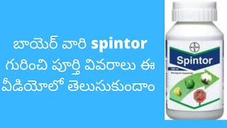 Bayer Spintor Insecticide [upl. by Ihcas]