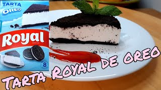 TARTA DE OREO ROYAL SIN HORNOlacocinademariaycurro [upl. by Narol101]