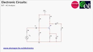 BJT  Introduction to AC Analysis [upl. by O'Kelly]