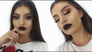 Fall Makeup Tutorial W Morphe 3502 Palette  Shelby Triglia [upl. by Lanti623]