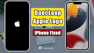 Easy Fixed iPhone Stuck on Apple Logo or Boot Loop Get Out of Endless Reboot No Loss or Update [upl. by Gnat]