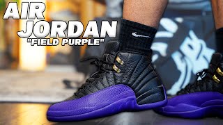 Air Jordan 12 quot Field Purple quot Review and On Foot [upl. by Nahsab]