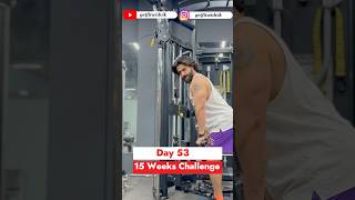 Day 53  15 Weeks Challenge fitnessjourney motivation fitness [upl. by Nigel]