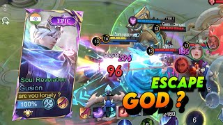 This is why Gusion holds the record of escape in Mobile Legendsghstplays99​⁠ mlbb [upl. by Weylin]