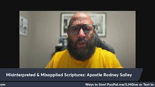 Misinterpreted amp Misapplied Scriptures [upl. by Ffirahs]