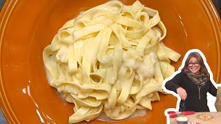 How to Make Pasta in Bianco Italian for Fettuccine Alfredo  Rachael Ray [upl. by Nalro]